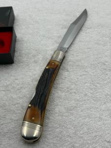 Winchester Trademark 1989 1 Blade Stag Lockback W15 1950 Made In USA New In Box