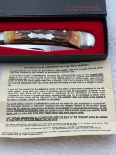 Winchester Trademark 1989 1 Blade Stag Lockback W15 1950 Made In USA New In Box
