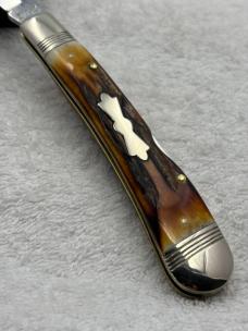 Winchester Trademark 1989 1 Blade Stag Lockback W15 1950 Made In USA New In Box