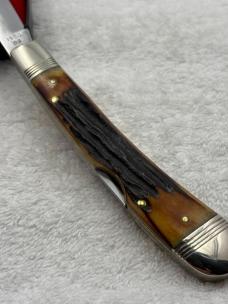 Winchester Trademark 1989 1 Blade Stag Lockback W15 1950 Made In USA New In Box
