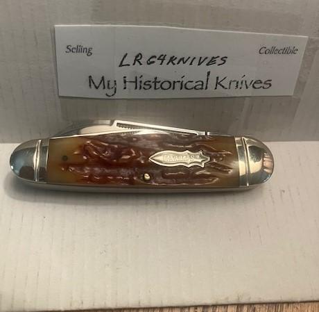 FINE HONEY STAG HANDLES WHITTLER MINT FINE HONEY STAG HANDLES WHITTLER MINT