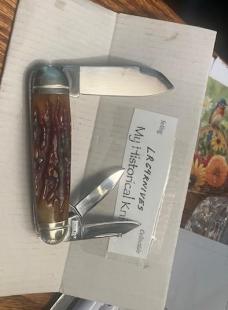 FINE HONEY STAG HANDLES WHITTLER MINT