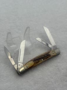 Zwilling J A Henckels Stag 4 Blade Medium Congress Pocket Knife Made In Germany (#89)