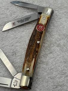 Zwilling J A Henckels Stag 4 Blade Medium Congress Pocket Knife Made In Germany (#89)