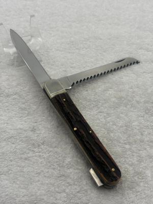 Ed Wusthof Vintage 2 Blade Sportsman Field Hunting Knife Made In Germany 103