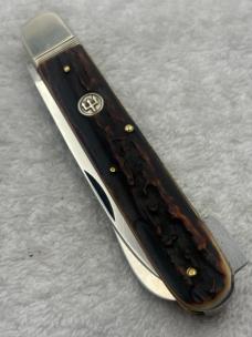 Ed Wusthof Vintage 2 Blade Sportsman Field / Hunting Knife Made In Germany (#103)
