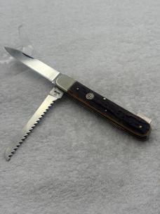 Ed Wusthof Vintage 2 Blade Sportsman Field / Hunting Knife Made In Germany (#103)