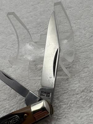 Schrade Old Timer 33OT Middleman Jack 2 Blade Folder Made In USA 95