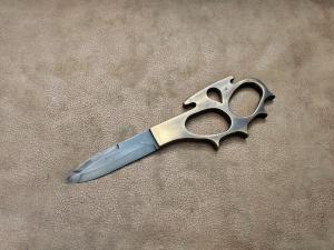 MMK&T Deaths head trench knife. Prototype