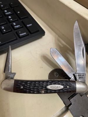 Case 7 dot 6347 PU delrin stockman edc not mint