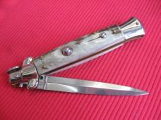 NEW ARMANDO BELTRAME 9" STAG Dagger Blade ITALIAN STILETTO Knife