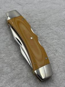 Case XX 1980 10 Dot Texas Lockhorn Lockback Pocket Knife Made In USA (#97)