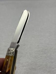 Case XX 1979 1 Dot 5207SP SSP 2 Blade Mini Trapper Engraved Bolsters (#109) 