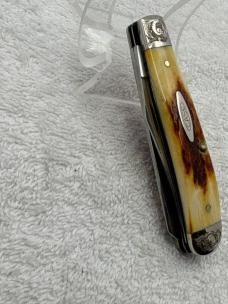 Case XX 1979 1 Dot 5207SP SSP 2 Blade Mini Trapper Engraved Bolsters (#109) 