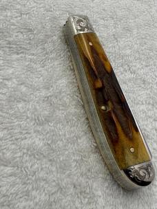 Case XX 1979 1 Dot 5207SP SSP 2 Blade Mini Trapper Engraved Bolsters (#109) 