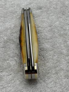 Case XX 1979 1 Dot 5207SP SSP 2 Blade Mini Trapper Engraved Bolsters (#109) 