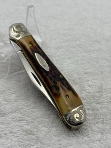 Case XX 1979 1 Dot 5249 SSP 2 Blade Copperhead Engraved Bolsters (#108) 