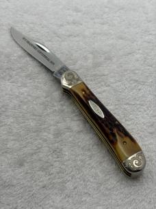 Case XX 1979 1 Dot 5249 SSP 2 Blade Copperhead Engraved Bolsters (#108) 