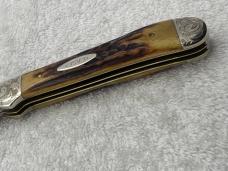 Case XX 1979 1 Dot 5249 SSP 2 Blade Copperhead Engraved Bolsters (#108) 