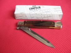 Italian Limited Edition Manual Open Swing Guard Stiletto Knife - A.G.A CAMPOLIN Italy