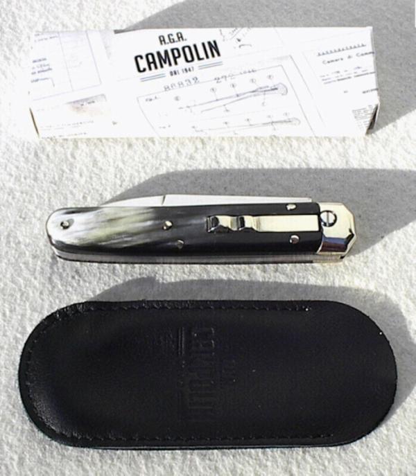 NEW AGA BARON 8" BRAZILIAN HORN NICKEL SILVER COMPONENTS CAMPOLIN MANIAGO ITALY - W/BOX & POUCH NEW AGA BARON 8" BRAZILIAN HORN NICKEL SILVER COMPONENTS CAMPOLIN MANIAGO ITALY - W/BOX & POUCH
