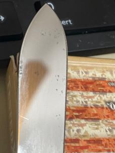 Case Canoe 62131 CV NIB 2013 carbon steel amber bone