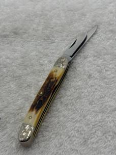 Case XX 1979 1 Dot 52027 SSP 2 Blade Stockman Pocket Knife Engraved Bolsters (#112)