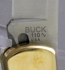 BUCK 110 Automatic with Buck Leather Sheath, Wood Handles, 2024, Free Shipping in USA