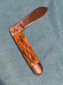 Antique Sheffield Folding Knife – 1800s Era – Jigged Bone – Double Anchor Tang Stamp – 8½” Open – 5”