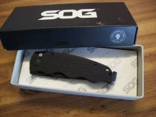 Sog Knife Auto Seattle Wa. U.S.A. Tac Ops Black Tini Micarta Safety # TO1011-BX UNUSED Orig. Box