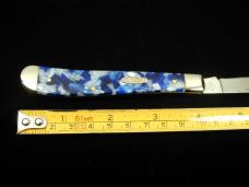 Case xx Smooth Blue Crackle Kirinite Slimline Trapper Knife 50727 USA Made in 2024 101048 SS NMIB