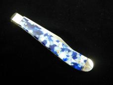 Case xx Smooth Blue Crackle Kirinite Slimline Trapper Knife 50727 USA Made in 2024 101048 SS NMIB