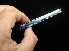 Case xx Smooth Blue Crackle Kirinite Slimline Trapper Knife 50727 USA Made in 2024 101048 SS NMIB