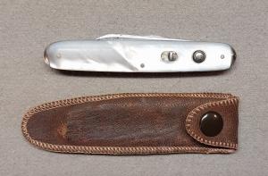 Early Schrade Cut Co with Genuine Mother of Pearl 