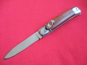 Older "OTHELLO" Fileworked Leverlock Switchblade Knife - Custom