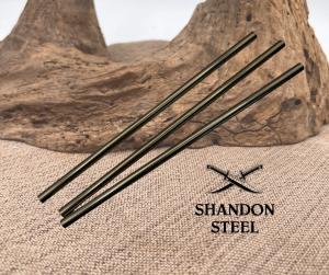 Nickel Silver Round Rod, 0.281 (9/32 inch) x 6 inches (3 pcs) Knife Pin Hobby
