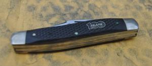 Sears Craftsman 100 Year 1986 Stockman Waffle Pattern Black Rubber Composite Handles Mint