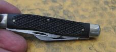 Sears Craftsman 100 Year 1986 Stockman Waffle Pattern Black Rubber Composite Handles Mint