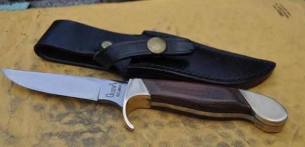 Olsen Hunting Knife Made In Howard City MI 1950's to 70 Near Mint Original Sheath 9" OAL Olsen Hunting Knife Made In Howard City MI 1950's to 70 Near Mint Original Sheath 9" OAL