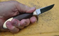 Olsen Hunting Knife Made In Howard City MI 1950's to 70 Near Mint Original Sheath 9" OAL