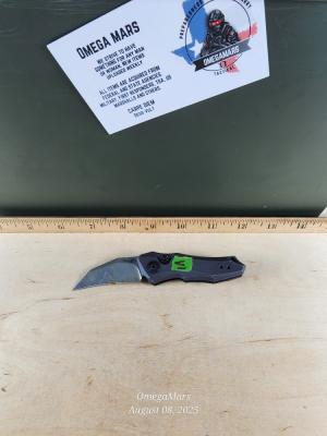 Kershaw 7350 Launch 10 AUTO Folding Knife 19quot Stonewashed CPM-154 Hawkbill Blade 1A Light usage