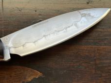 Ryan W Knives Custom Fixed Blade with hamon
