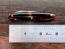 Elinox Swiss made Pen knife faux Tortoise shell Scales 2-blades