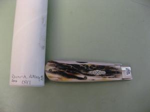 GREAT EASTERN NORTHFIELD 232006 JUMBO TRAPPER BURNT STAG 097