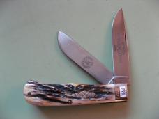 GREAT EASTERN NORTHFIELD 23(2006) JUMBO TRAPPER BURNT STAG #097