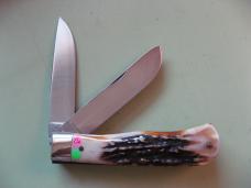 GREAT EASTERN NORTHFIELD 23(2006) JUMBO TRAPPER BURNT STAG #097