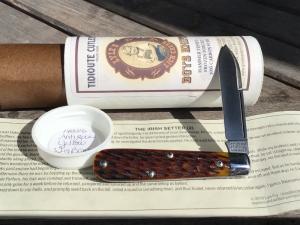 Great Eastern Cutlery 142116 Lyle Frys Lick Creek Boys Knife Antique Yellow Jig Bone