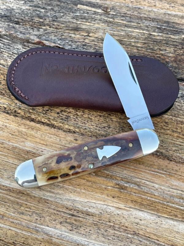 NORTHWOODS KNIVES ** INDIAN RIVER JACK MAMMOTH IVORY 2025 GEC MADE NORTHWOODS KNIVES ** INDIAN RIVER JACK MAMMOTH IVORY 2025 GEC MADE