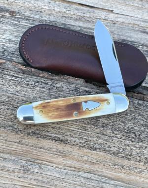 NORTHWOODS KNIVES ** INDIAN RIVER JACK MAMMOTH IVORY 2025 GEC MADE