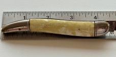 Imperial Toothpick Switchblade Knife, Cracked Ice Celluloid Scale